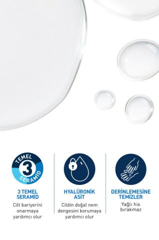 Cerave Hyalüronik Asit İçerikli Nemlendiren Micellar Makyaj Temizleme Suyu 400 ml