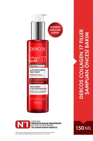 Vichy Dercos Collagen 17 Filler Şampuan Öncesi Bakım 150ml