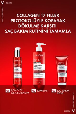 Vichy Dercos Collagen 17 Filler Şampuan Öncesi Bakım 150ml