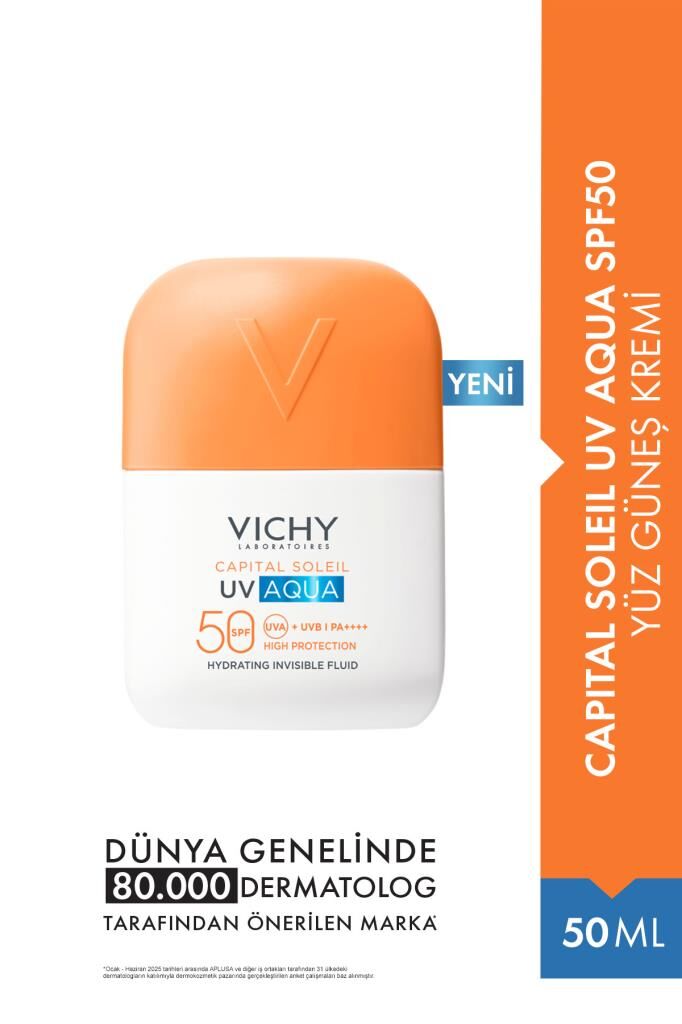 Vichy Capital Soleil Uv Aqua Spf50 Yüz Güneş Kremi 50ml