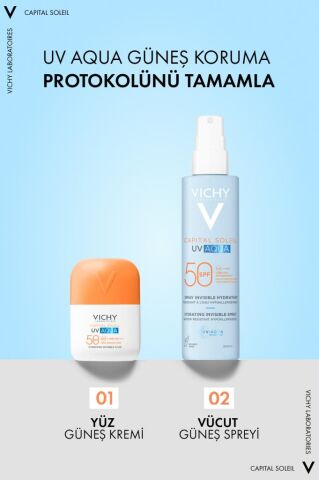 Vichy Capital Soleil Uv Aqua Spf50 Yüz Güneş Kremi 50ml