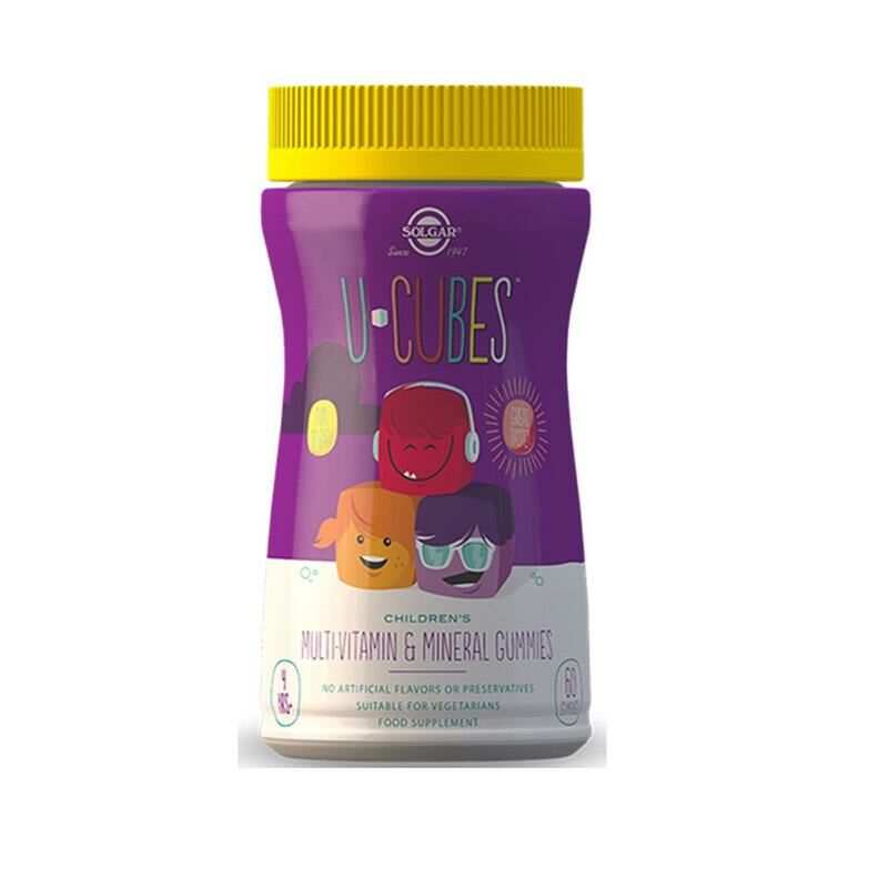 Solgar U-Cubes Çocuk Çiğnenebilir 60 Kapsül