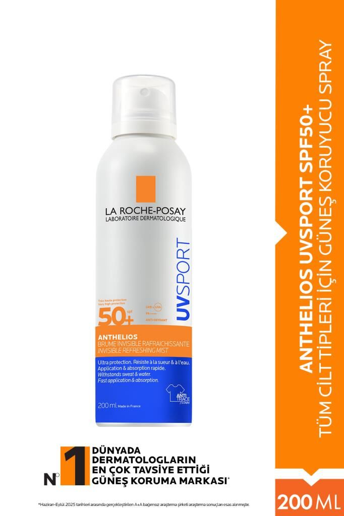 La Roche Posay Anthelios UVSPORT SPF50+ Ultra Güçlü Güneş Koruyucu SPRAY 200 ml