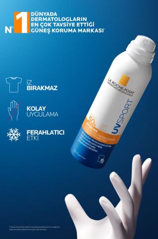 La Roche Posay Anthelios UVSPORT SPF50+ Ultra Güçlü Güneş Koruyucu SPRAY 200 ml