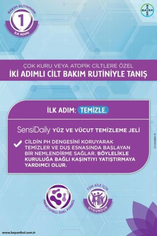 Bepanthol SensiDaily Yüz ve Vücut Temizleme Jeli 200ml