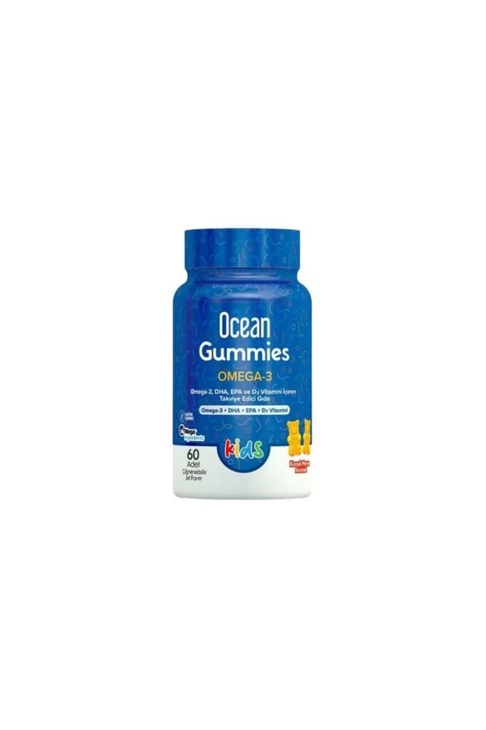 Ocean Kids Gummies Omega 3 60 Adet Çiğnenebilir Jel Form
