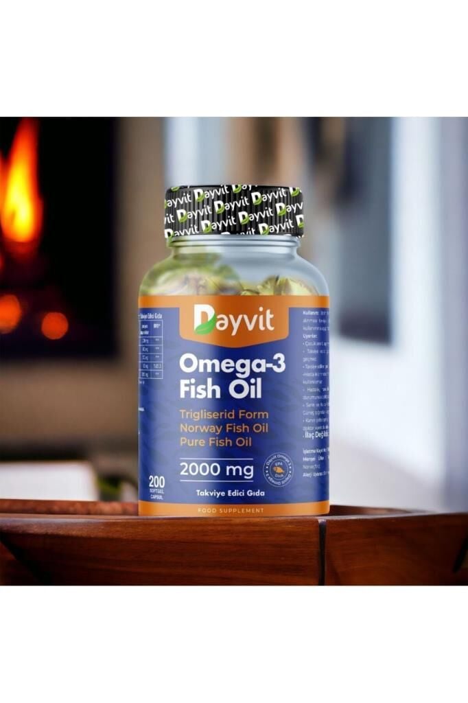 Dayvit Omega 3 Norway Fish Oil 2000mg 200 Kapsül