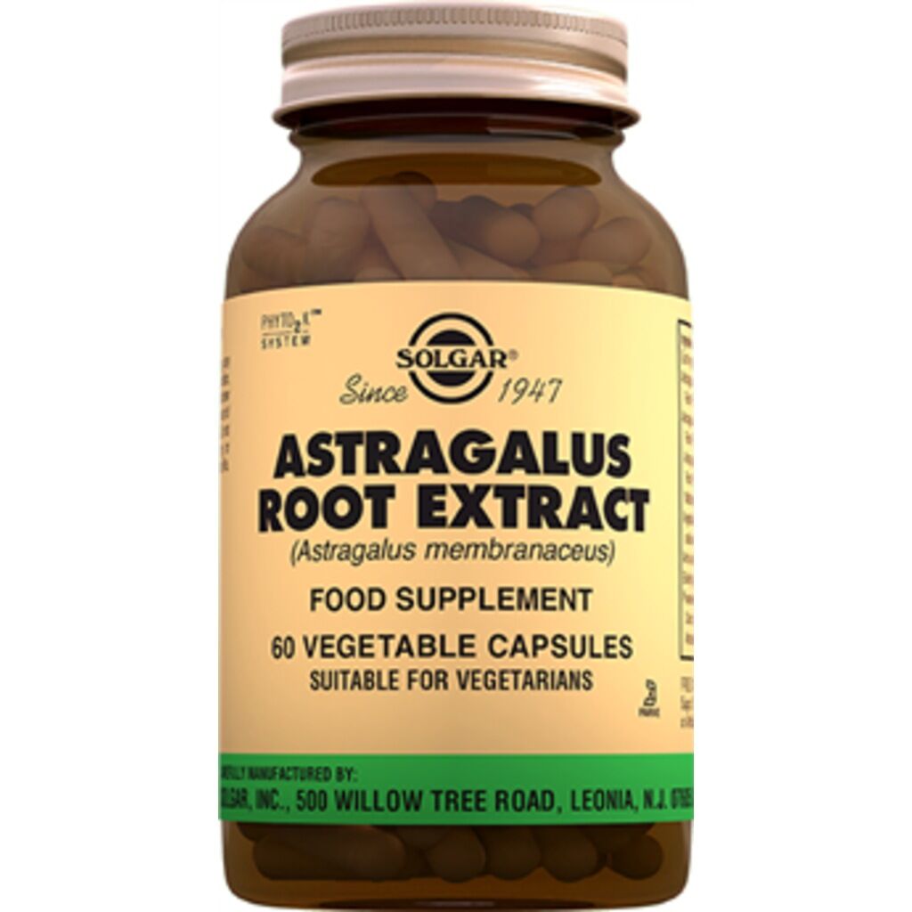 SOLGAR Astragalus Root Extract 60 Kapsül