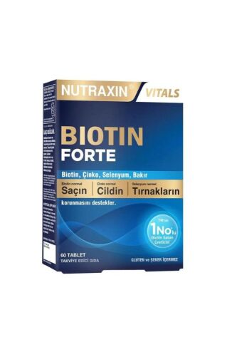 Nutraxin Biotin Forte 5.000 Mcg 60 Tablet