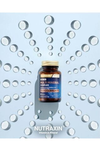 Nutraxin Multi Mineral Complex 60 Tablet Magnezyum, Kalsiyum, Çinko, Demir, İyot, Krom