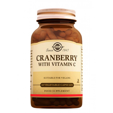 Solgar Cranberry With C Vitamin 60 Kapsül