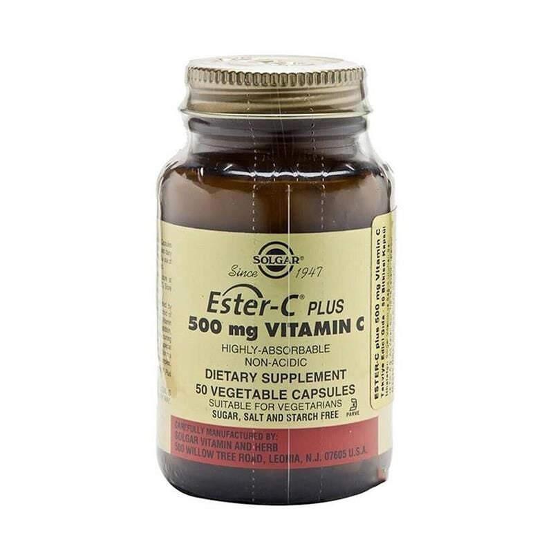 Solgar Ester-C 500 Mg 50 Kapsül