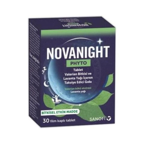 Novanight Phyto Valerian Ve Lavanta Yağı 30 Tablet