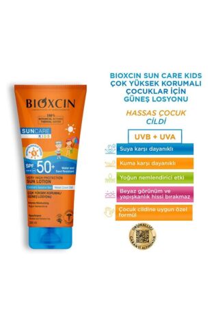 Bioxcin Sun Care Çok Çok Yüksek Korumalı Çocuk Güneş Kremi 50 Spf - % 100 Botanik Aktif 200 ml