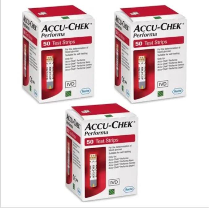 Accu-Chek Performa Nano Strip 50'lik-3 ADET skt 04.2020 04.2020