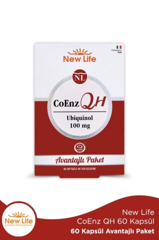 New Life CoEnz QH Ubikinol 60 Kapsül