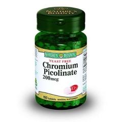 Nature's Bounty CHROMIUM PICOLINATE 200 MCG 01/2021