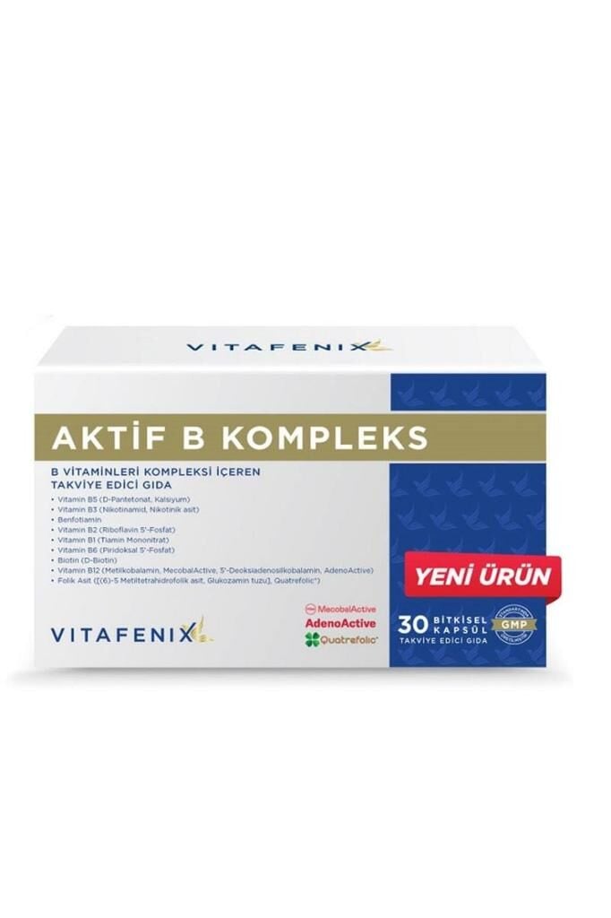 Vitafenix Aktif B Kompleks 30 Kapsül