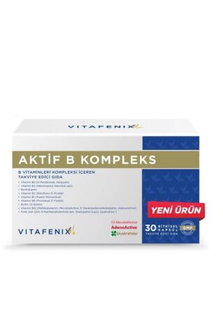 Vitafenix Aktif B Kompleks 30 Kapsül