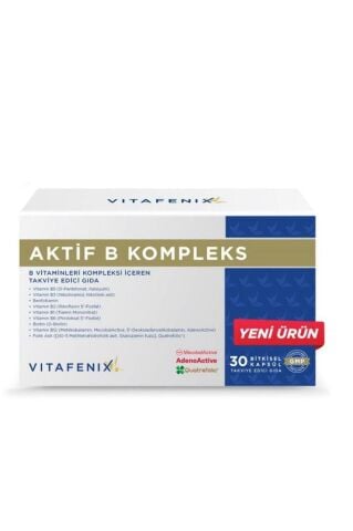 Vitafenix Aktif B Kompleks 30 Kapsül