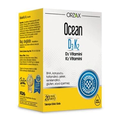 Ocean D3K2 Damla 20Ml
