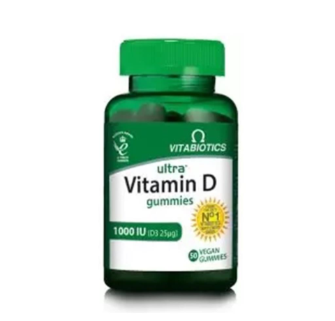 Vitabiotics Ultra Vitamin D Gummies 1000 Iu 50 Kapsül