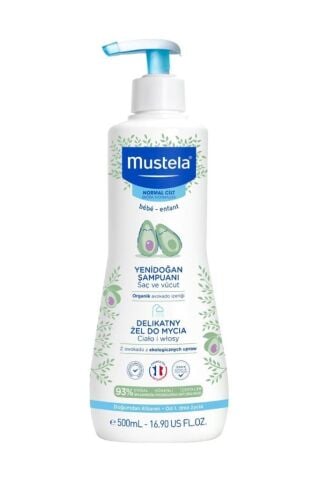 Mustela Gentle Cleansing Gel Yenidoğan Şampuanı 500 ml