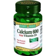 Nature's Bounty Calcium 600 with Vitamin D3 60 Tablet