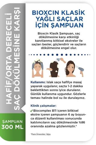 Bioxcin Genesis 3 Al 2 Öde Yağlı Saçlar İçin Şampuan