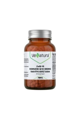 Venatura Coq-10 Koenzim Q10 200 Mg Takviye Edici Gıda 30 Kapsül