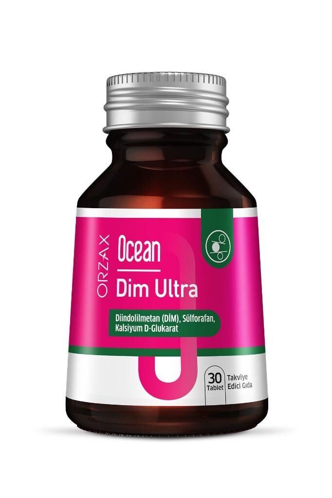 Ocean Dim Ultra — Diindolilmetan, Sülforafan & Kalsiyum D-Glukarat 30 Tablet