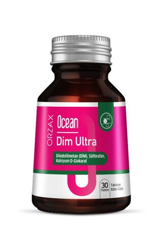 Ocean Dim Ultra — Diindolilmetan, Sülforafan & Kalsiyum D-Glukarat 30 Tablet