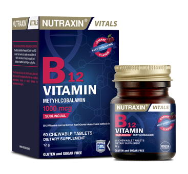 Nutraxin Vitals B12 Vitamin 60 Tablet