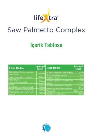 Lifextra Saw Palmetto Complex 60 Kapsül
