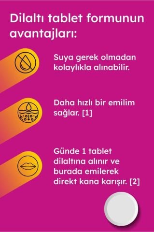 Supradyn Expert Dilaltı Tablet B12 Vitamini İçeren Takviye Edici Gıda