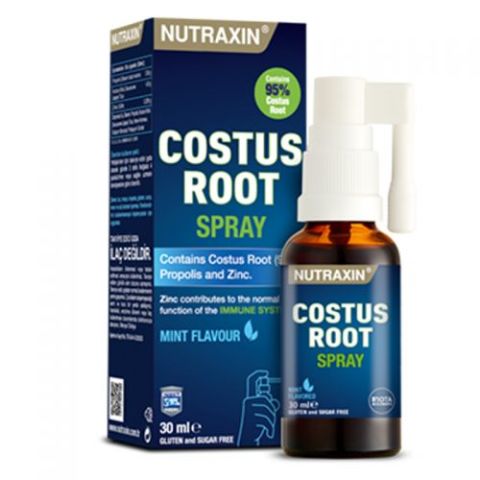 Nutraxin Costus Root Nane Aromalı Sprey 30 ml