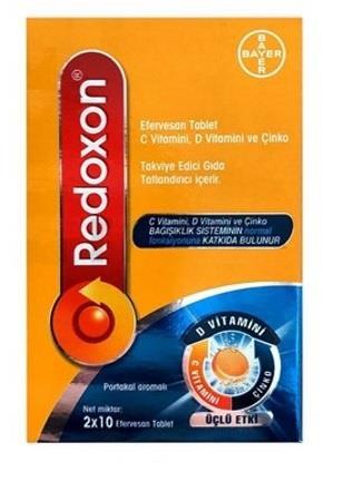 Redoxon Yeni Üçlü Etki 20 Efervesan Tablet 03/2022