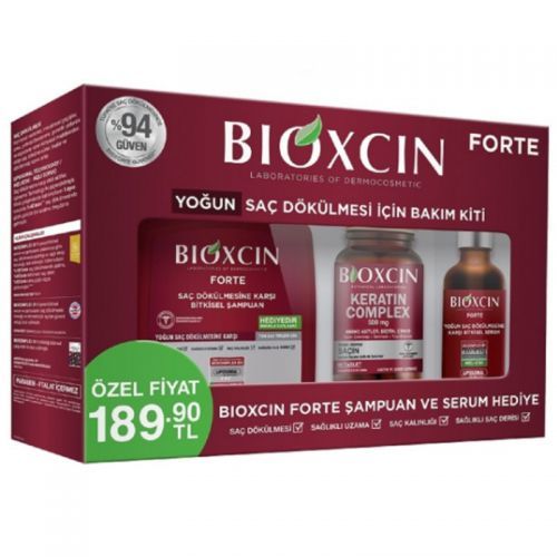 Bioxin Forte Yoğun Saç Dökülmesi İçin Bakım Kiti