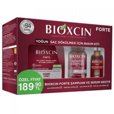 Bioxin Forte Yoğun Saç Dökülmesi İçin Bakım Kiti