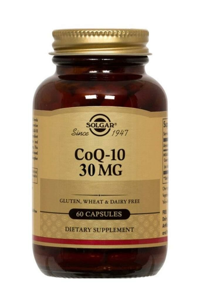 Solgar Coq-10 ( Koenzim Q-10 ) 30 Mg 60 Veg. Kapsul