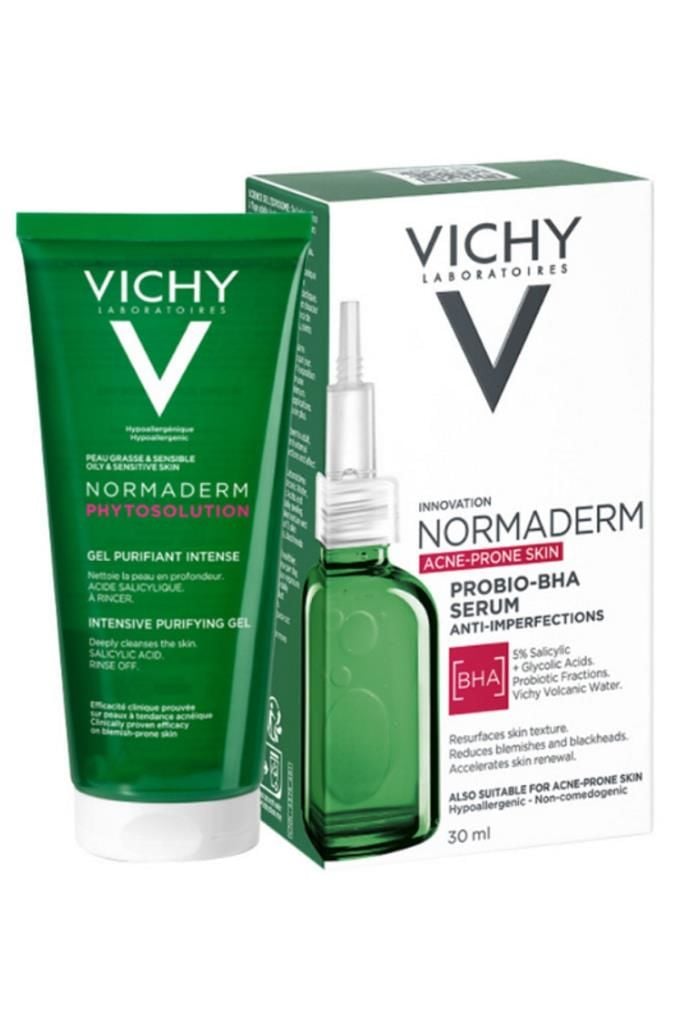 Vichy Normaderm Leke Karşıtı Serum 30 ml + Normaderm Phytosolution Arındırıcı Jel 50 ml Hediye
