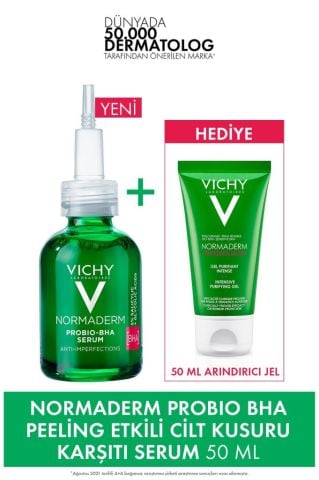 Vichy Normaderm Leke Karşıtı Serum 30 ml + Normaderm Phytosolution Arındırıcı Jel 50 ml Hediye