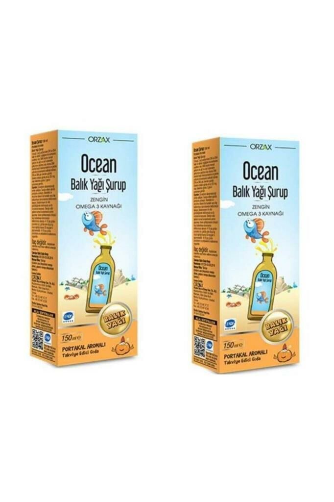Ocean Portakal Aromalı Balık Yağı Şurubu 150 ml - İkincisi %50 İndirimli Kofre